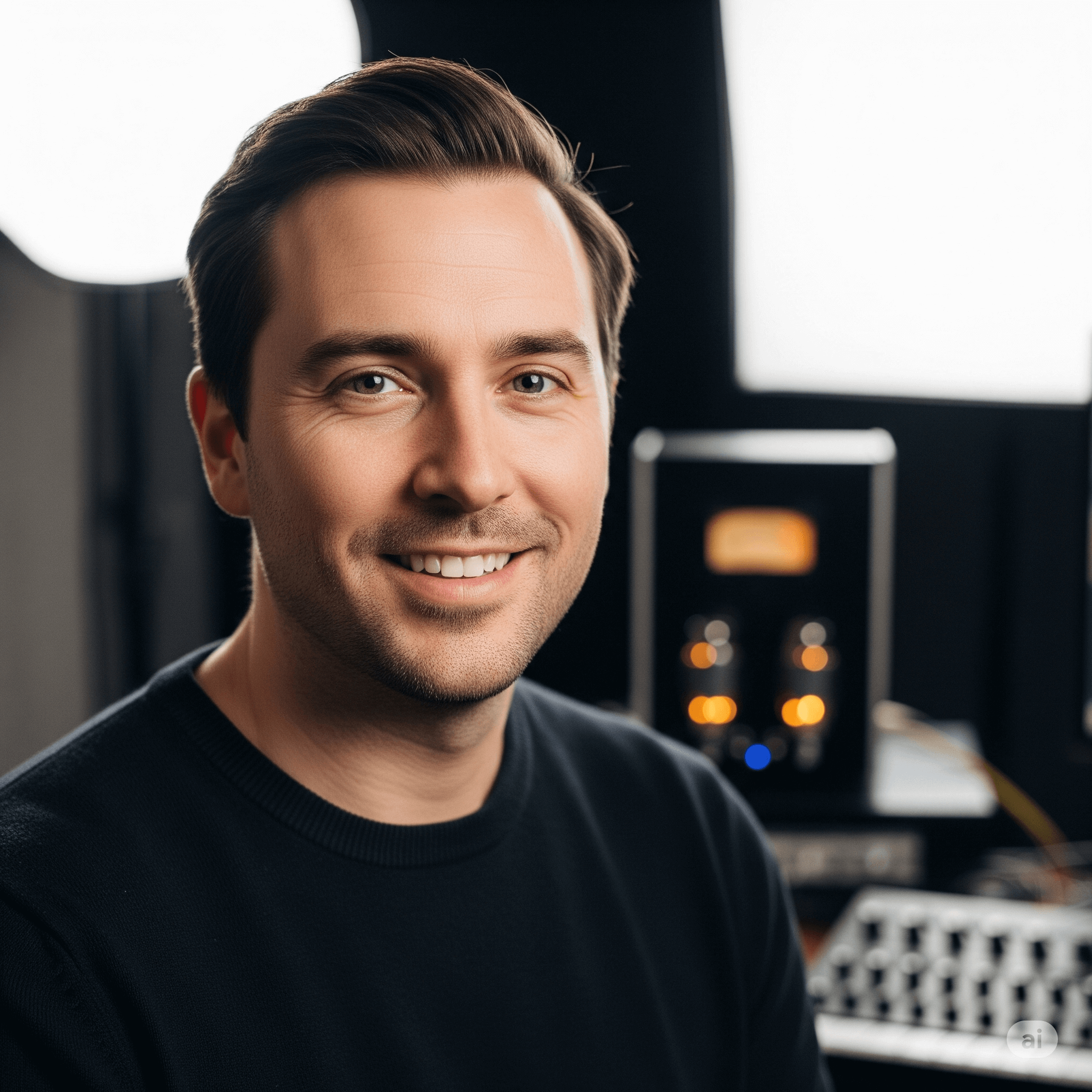 A photo of the music producer